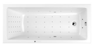 Гидромассажная ванна Whitecross Wave 0101.180080.100.NANO.CR 180x80см Nano хром